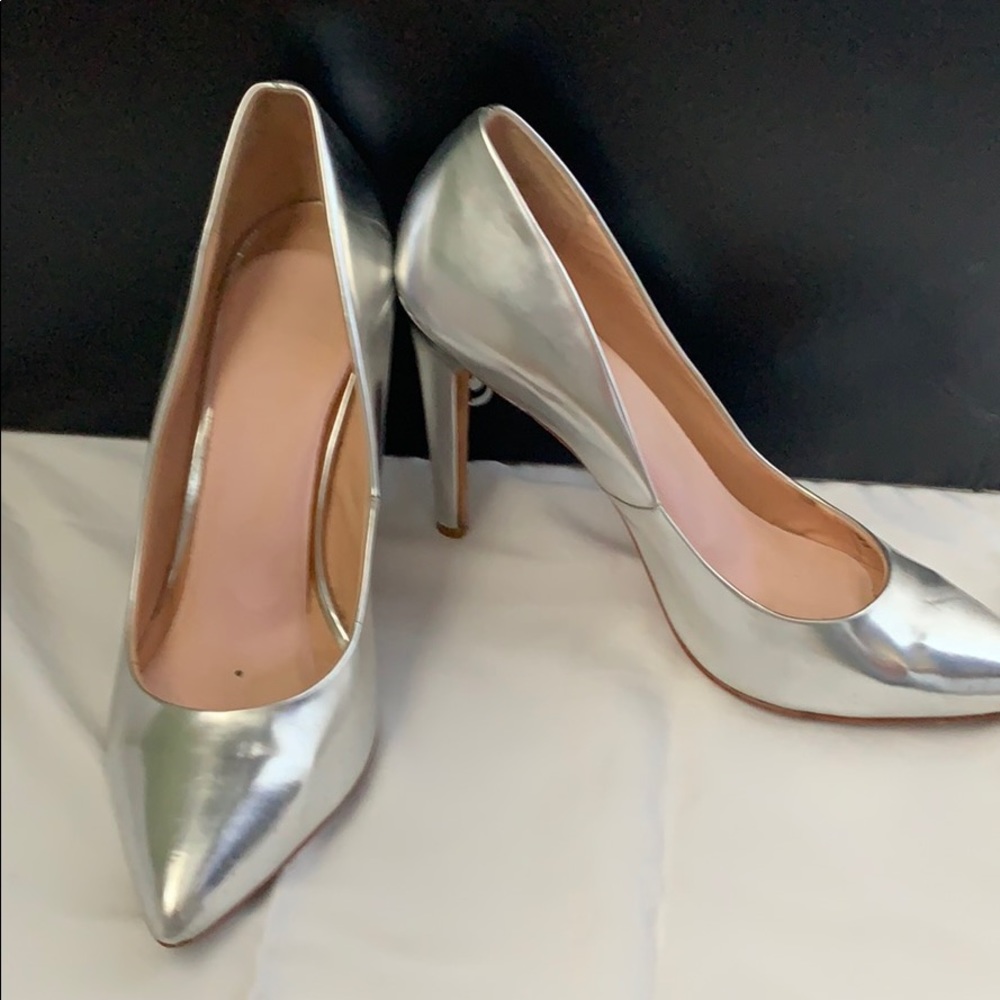 Joes jeans silver heels